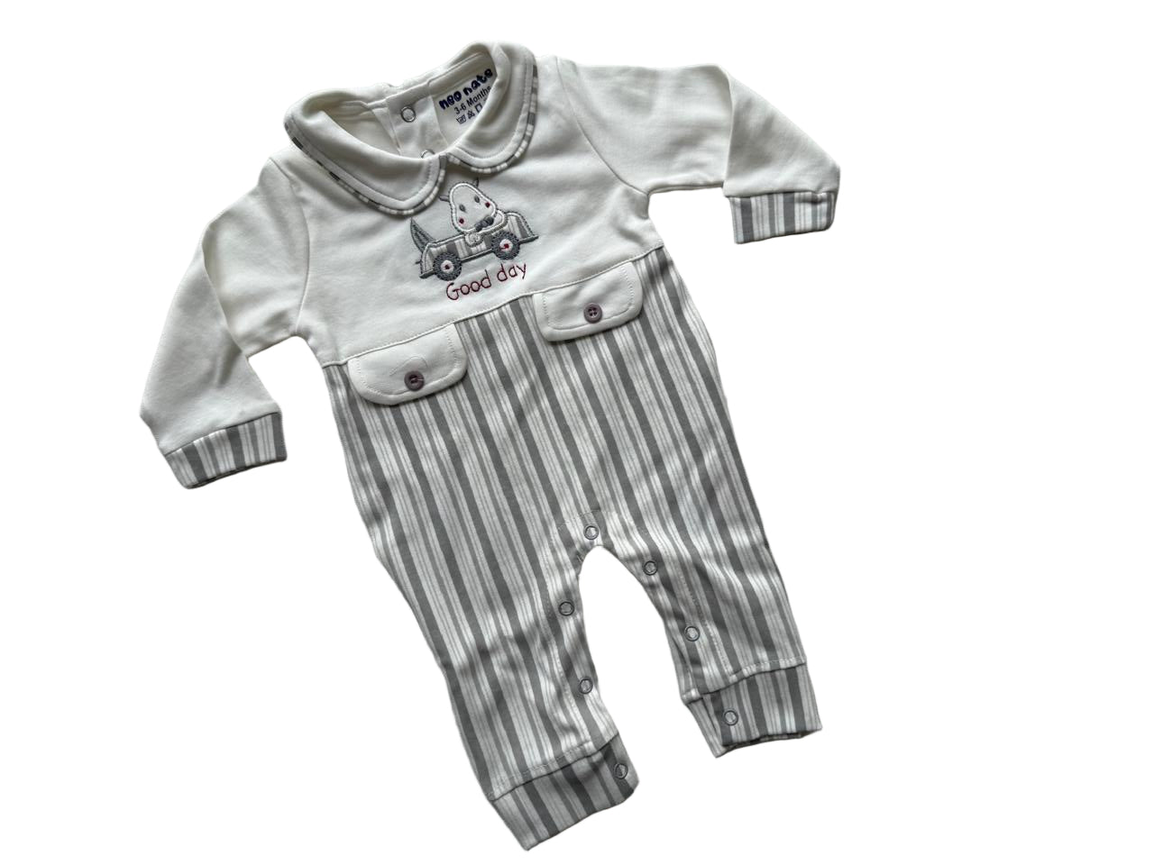 “Soft, cute, and easy – the perfect romper for your baby’s good day!”