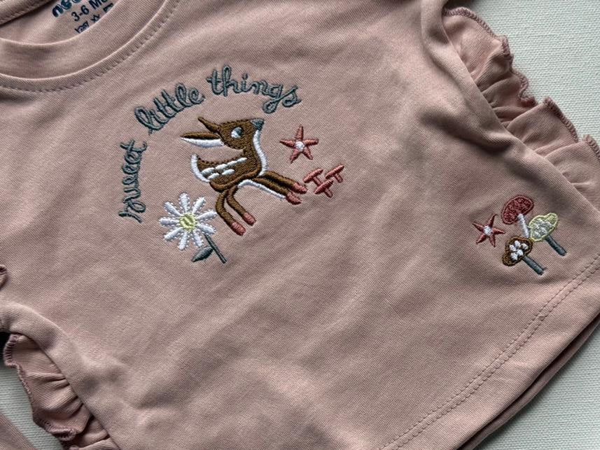 🌸 Baby Girl 2-Piece Outfit – Top & Leggings Set