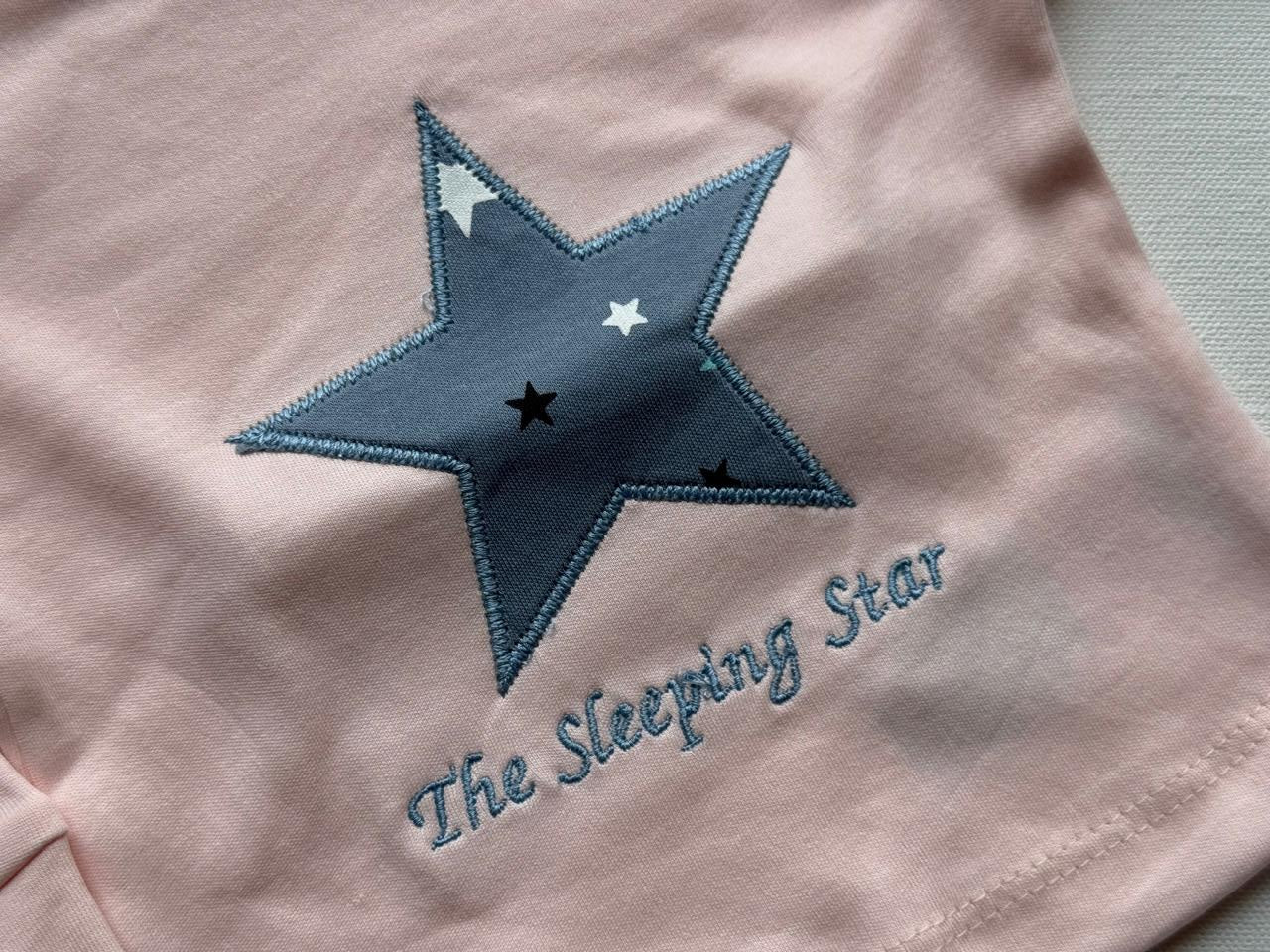 🌙Baby Girl Starry Nightwear Set – “The Sleeping Star”
