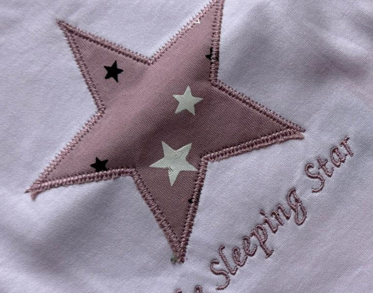 🌙Baby Girl Starry Nightwear Set – “The Sleeping Star”