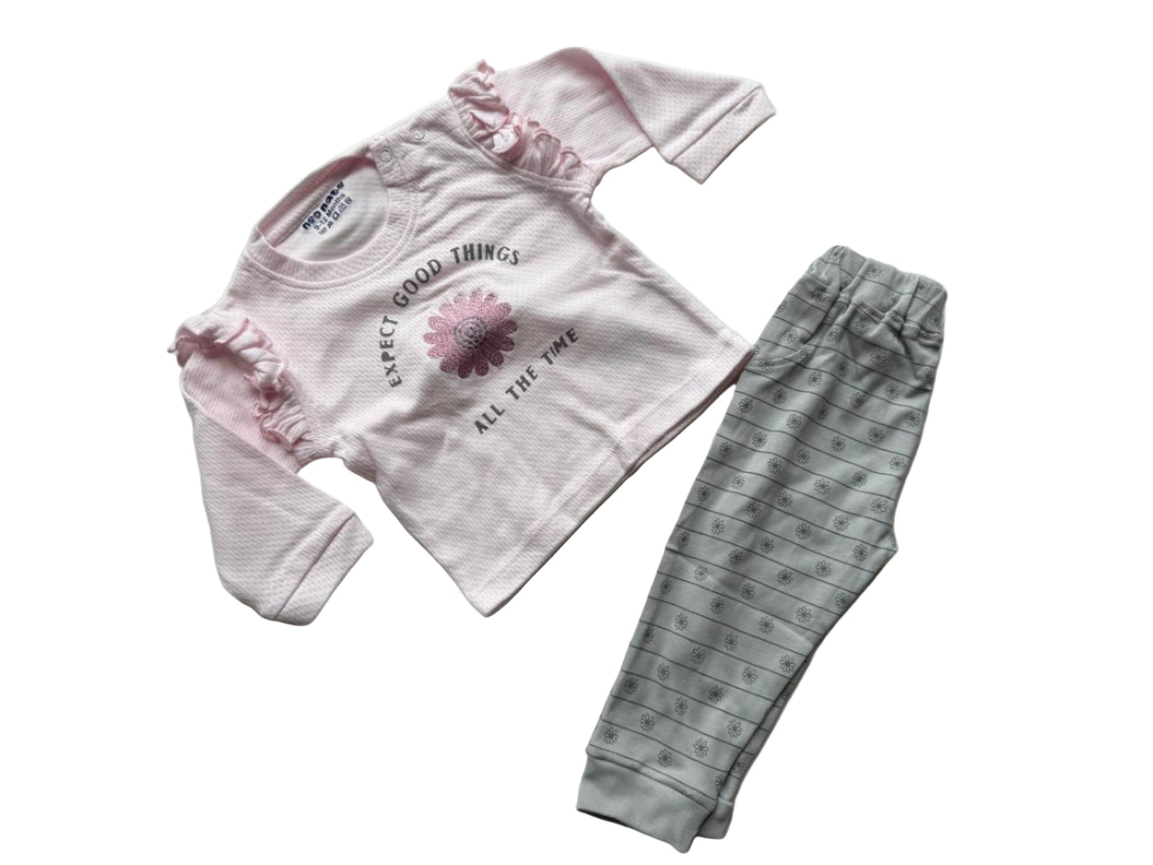“Give your baby girl the perfect blend of style, comfort, and cuteness with this premium cotton outfit set.”