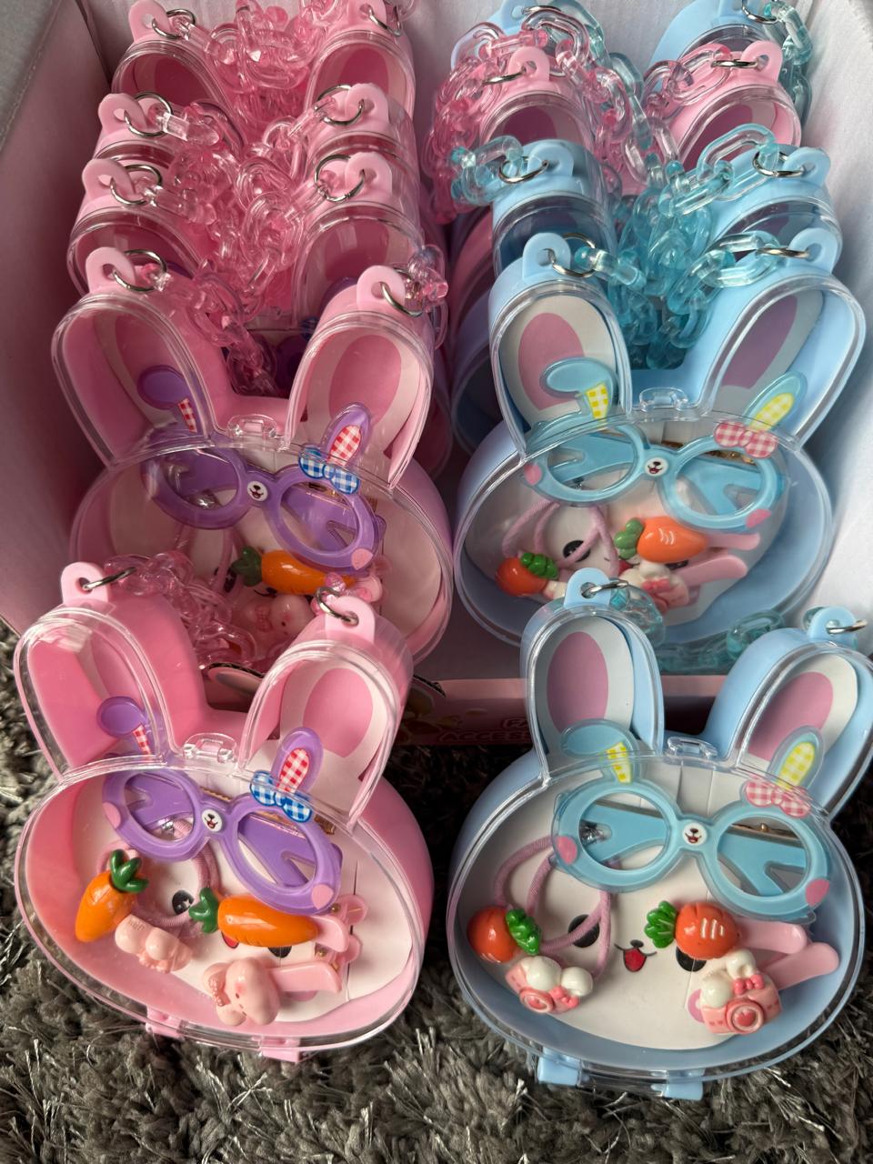 🐰 Cute Bunny Fashion Accessories Set