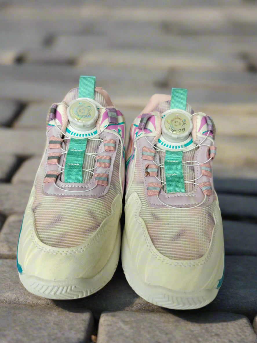 🌸 Kids Fashion Sneakers – Pastel Edition