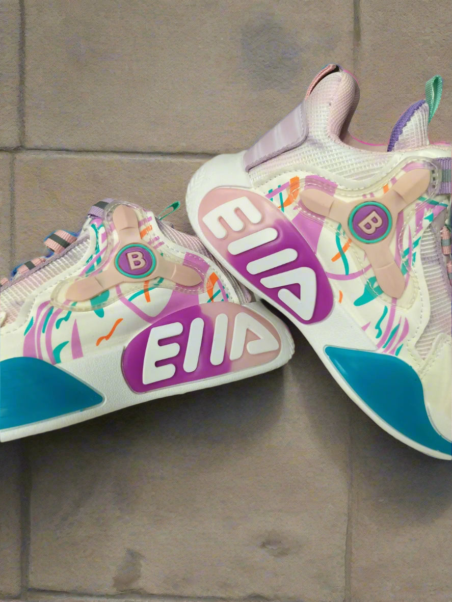 🌸 Kids Fashion Sneakers – Pastel Edition