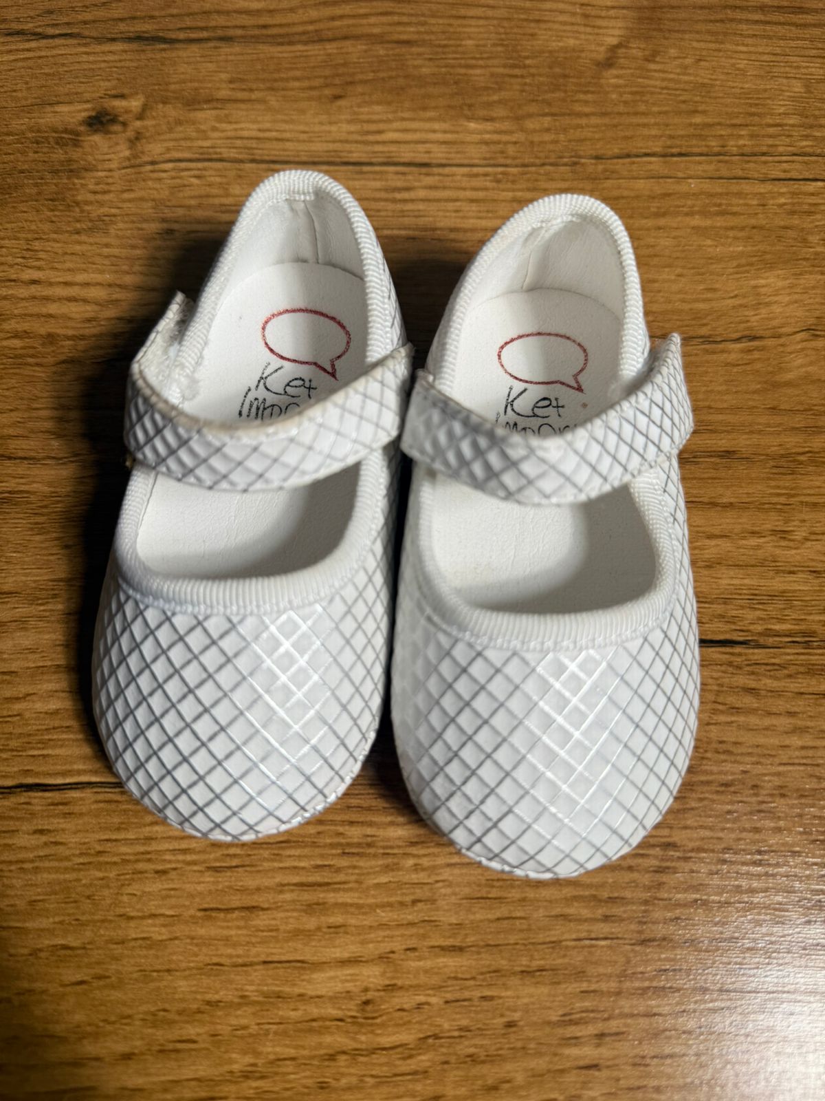 ✨ Mini Me Kidz Black Diamond-Pattern infant Shoes ✨