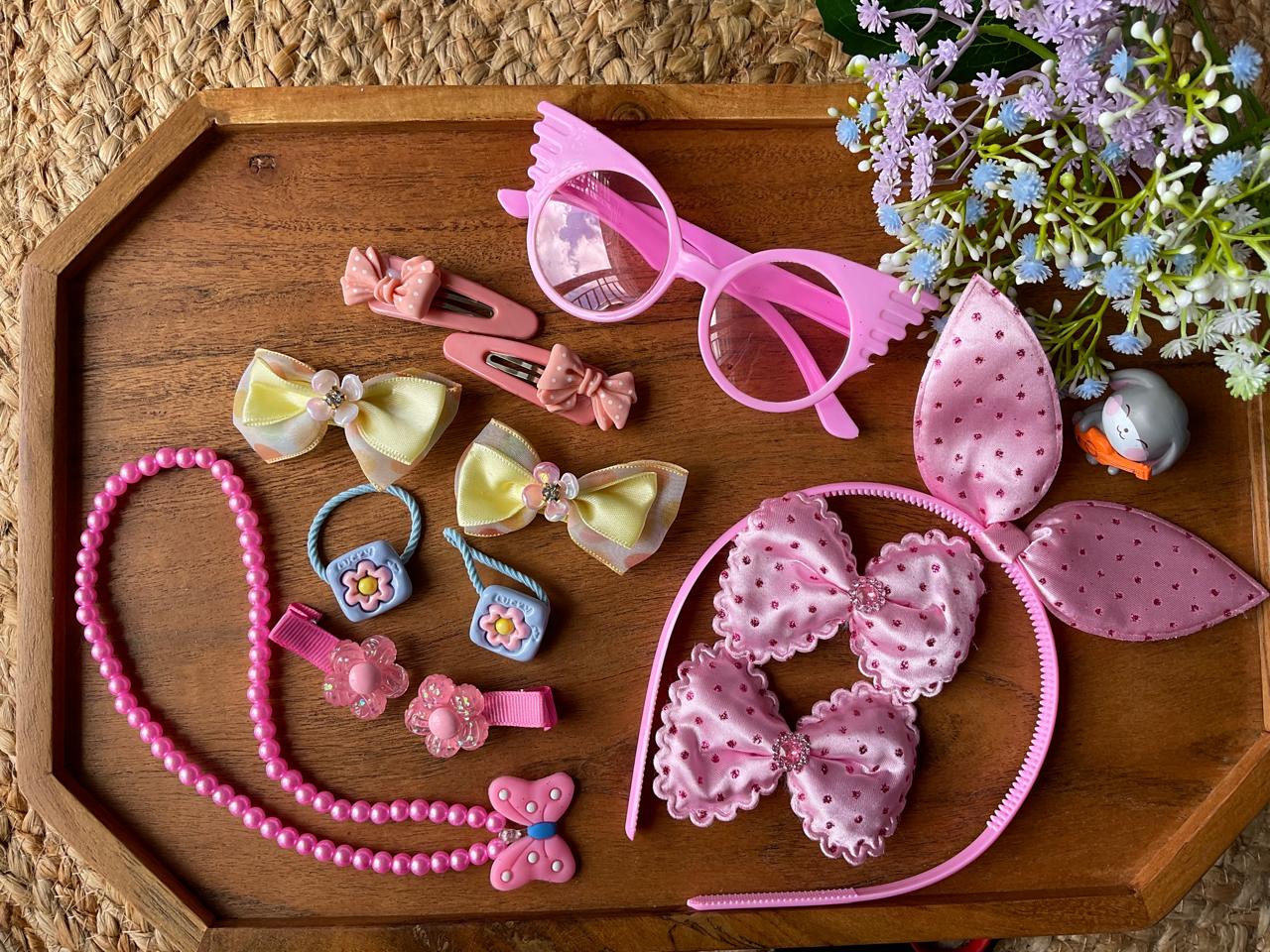 🌸 Mini Me Kidz – Pretty in Pink Accessories Set 🌸