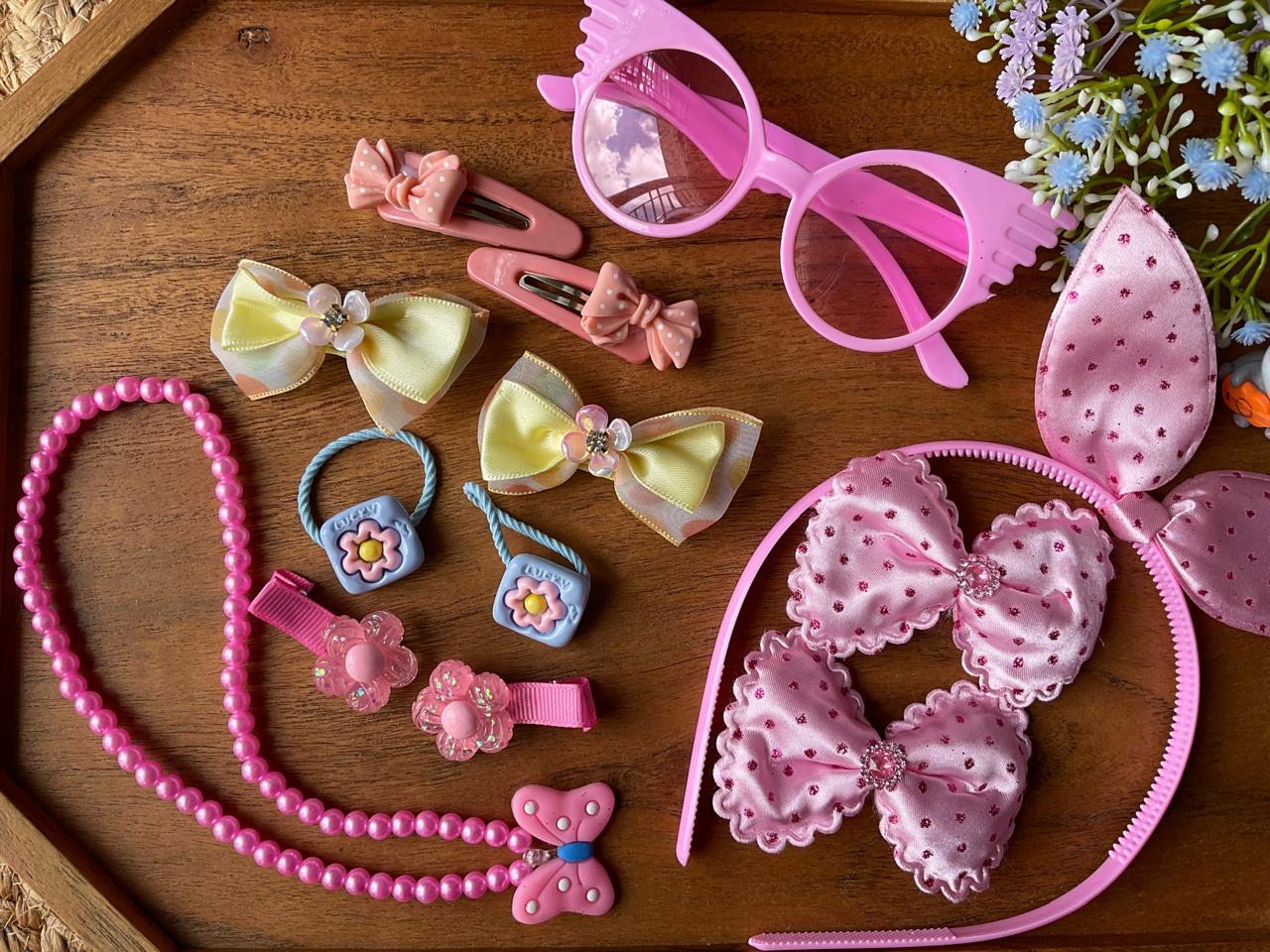 🌸 Mini Me Kidz – Pretty in Pink Accessories Set 🌸