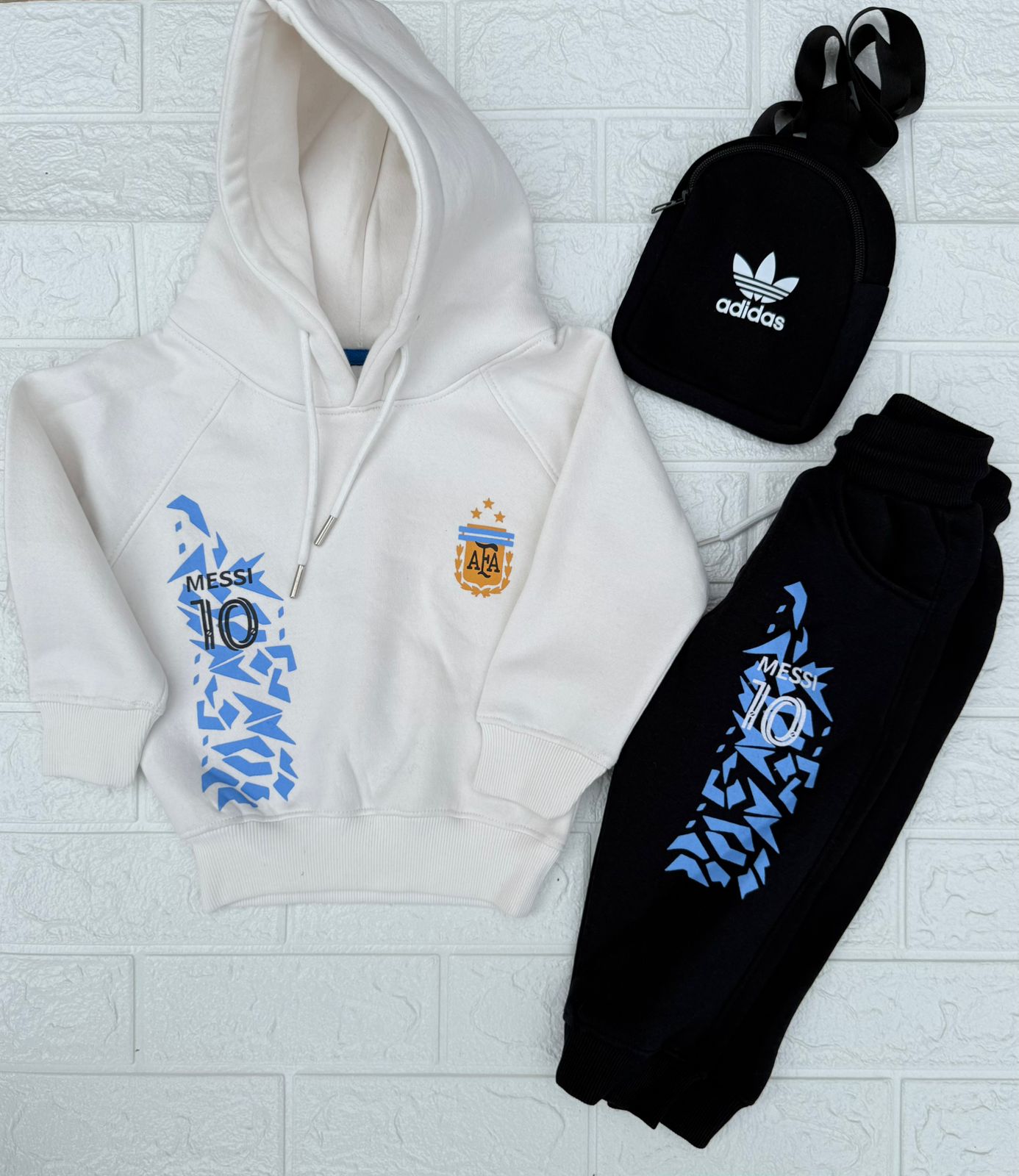 ⚽ Messi Inspired Kidswear Set (3-Piece)