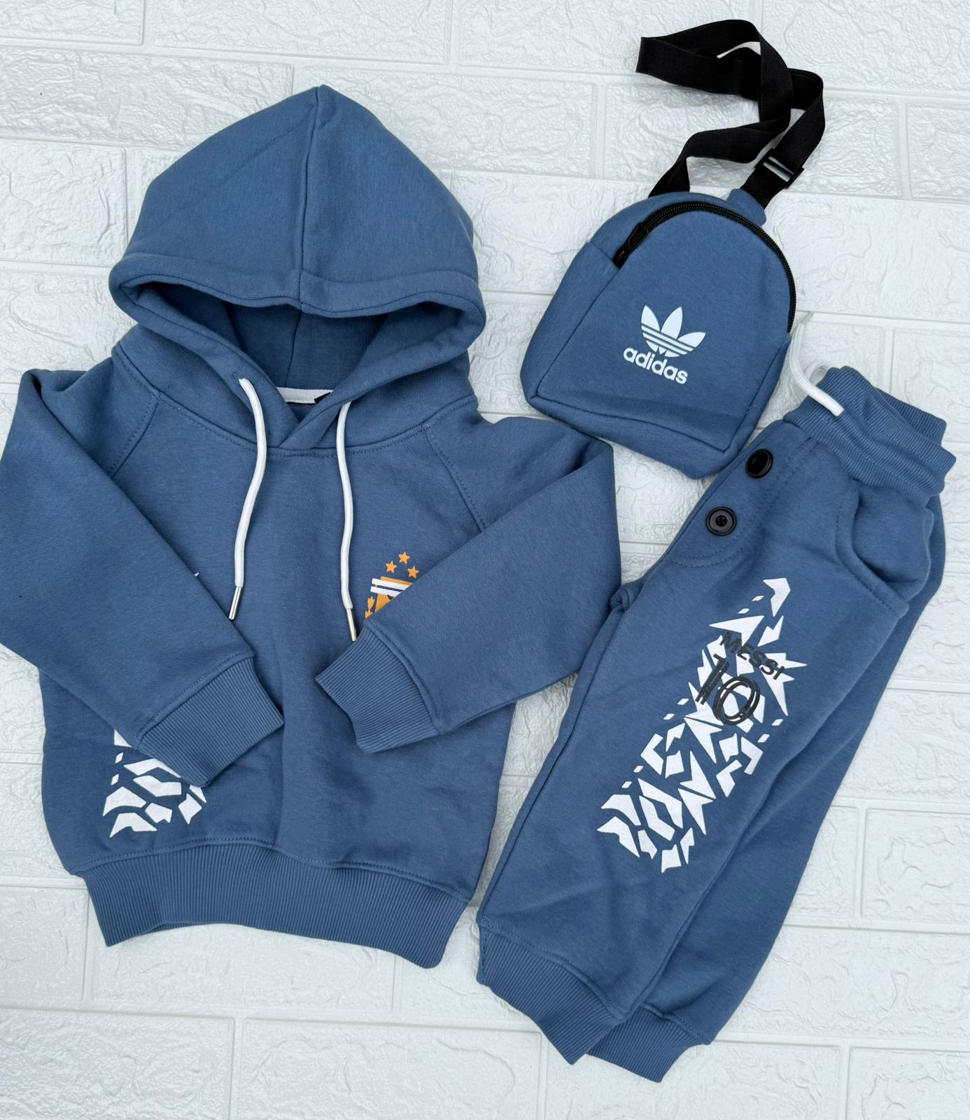 ⚽ Messi Inspired Kidswear Set (3-Piece)