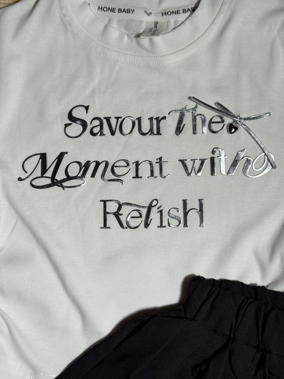 🖤 Stylish Black &amp; White Girls Outfit Set 🖤