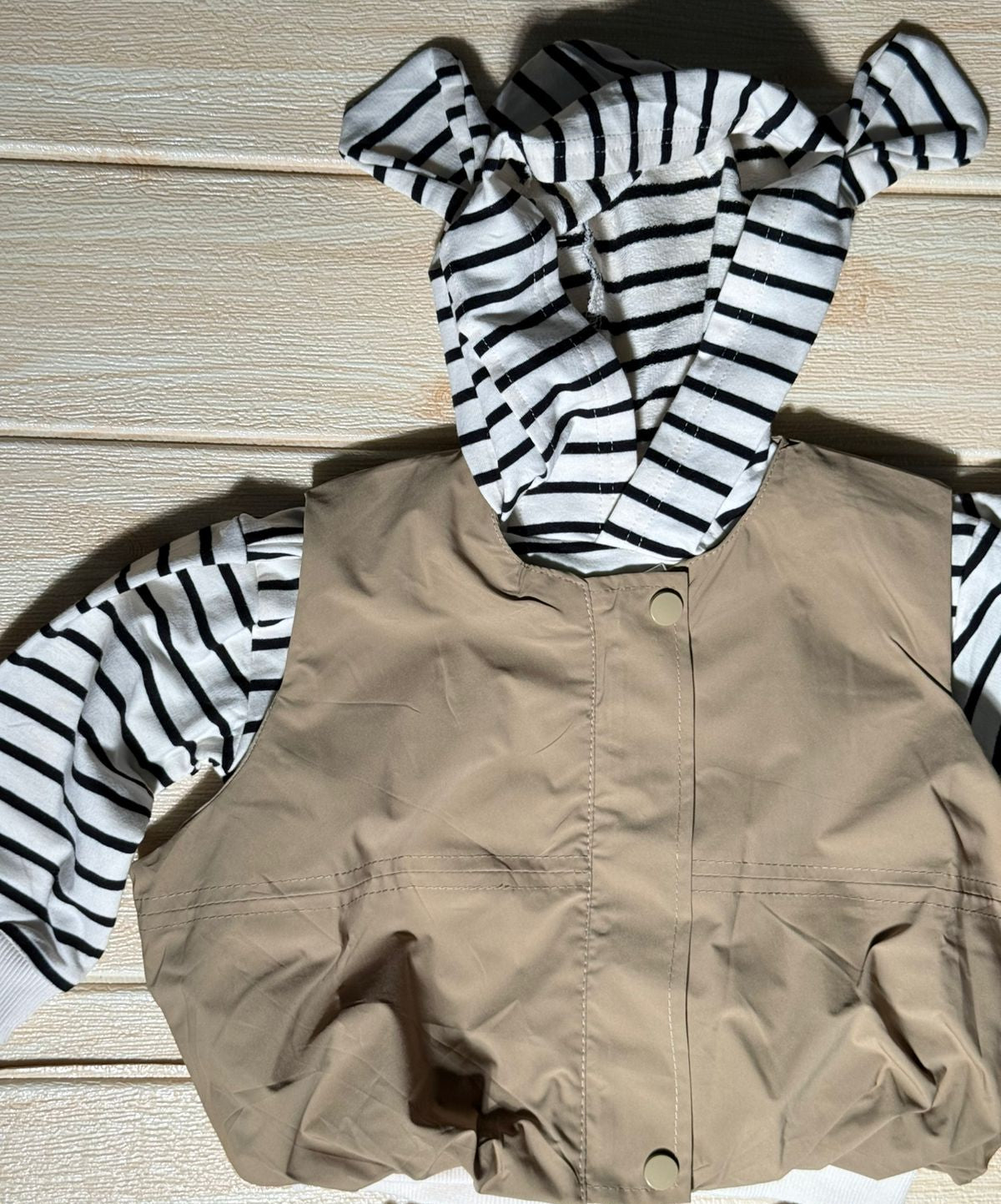 🧸 Stylish Bear Hoodie & Cargo Pants Set for Boys