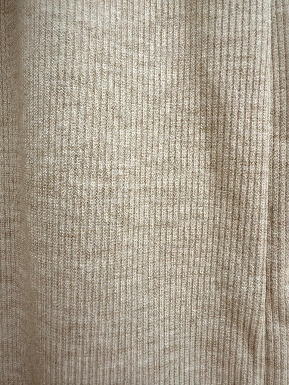 Beige Ribbed Two-Piece Set – Effortless Elegance for Everyday Comfort