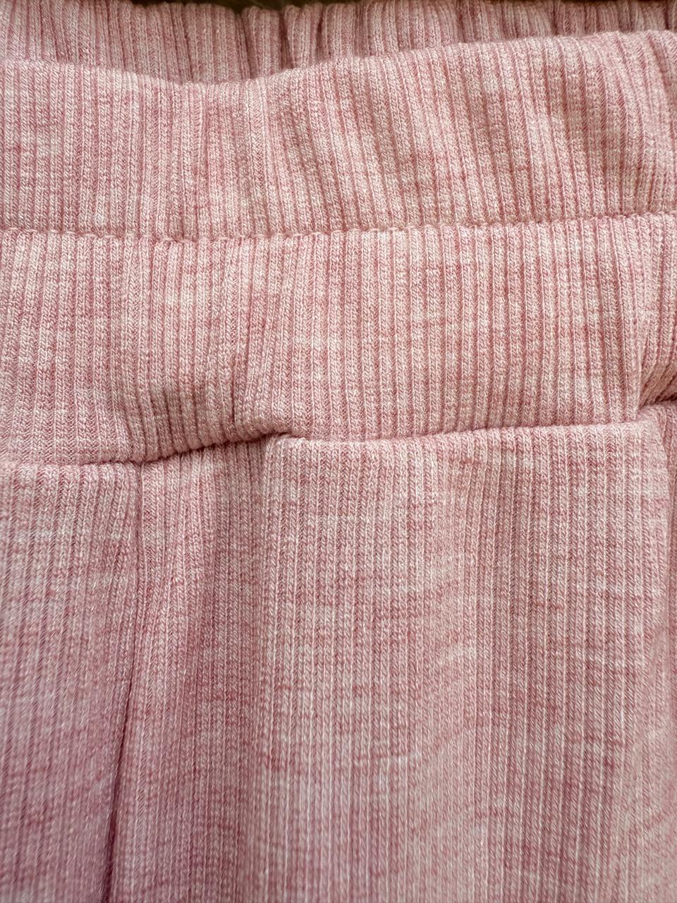 Beige Ribbed Two-Piece Set – Effortless Elegance for Everyday Comfort