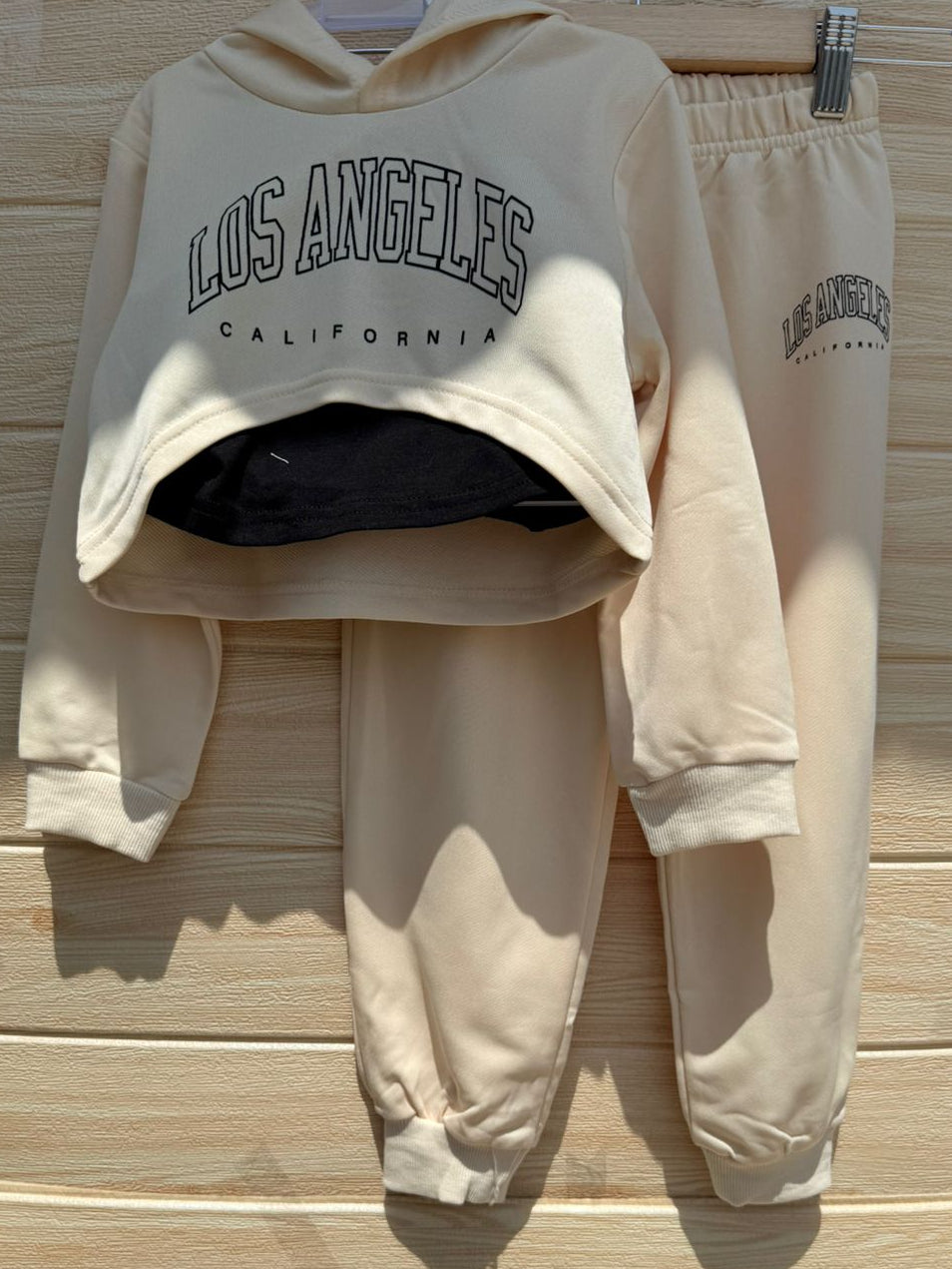 Paris 2024 Blue Kids Tracksuit Set – Hoodie &amp; Joggers