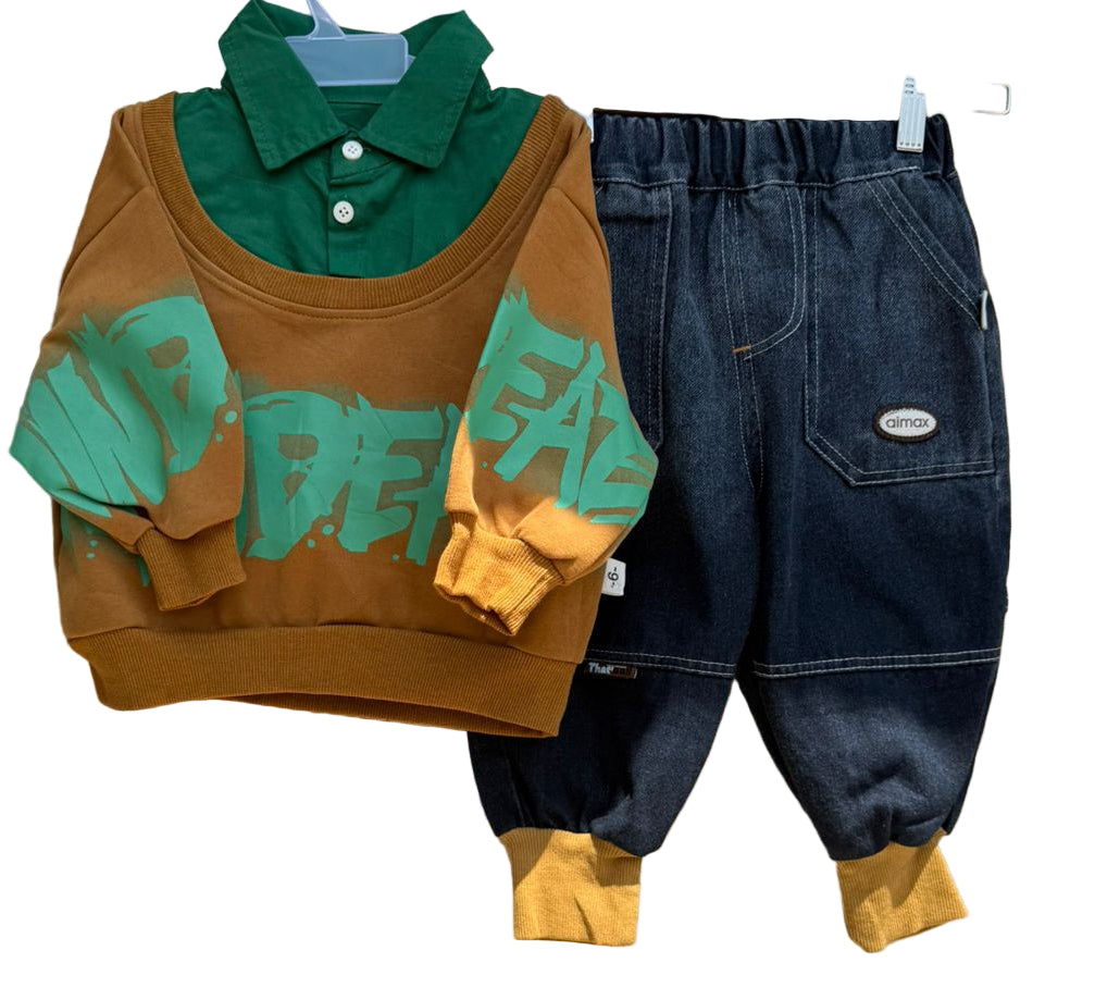 Trendy Boys 2-Piece Outfit Set