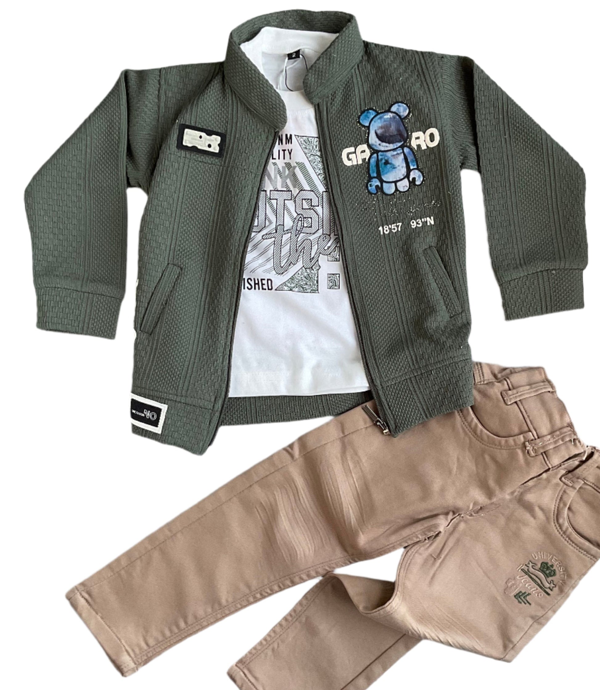 Stylish 3-piece winter set for boys – cool, cozy, and ready to shine!