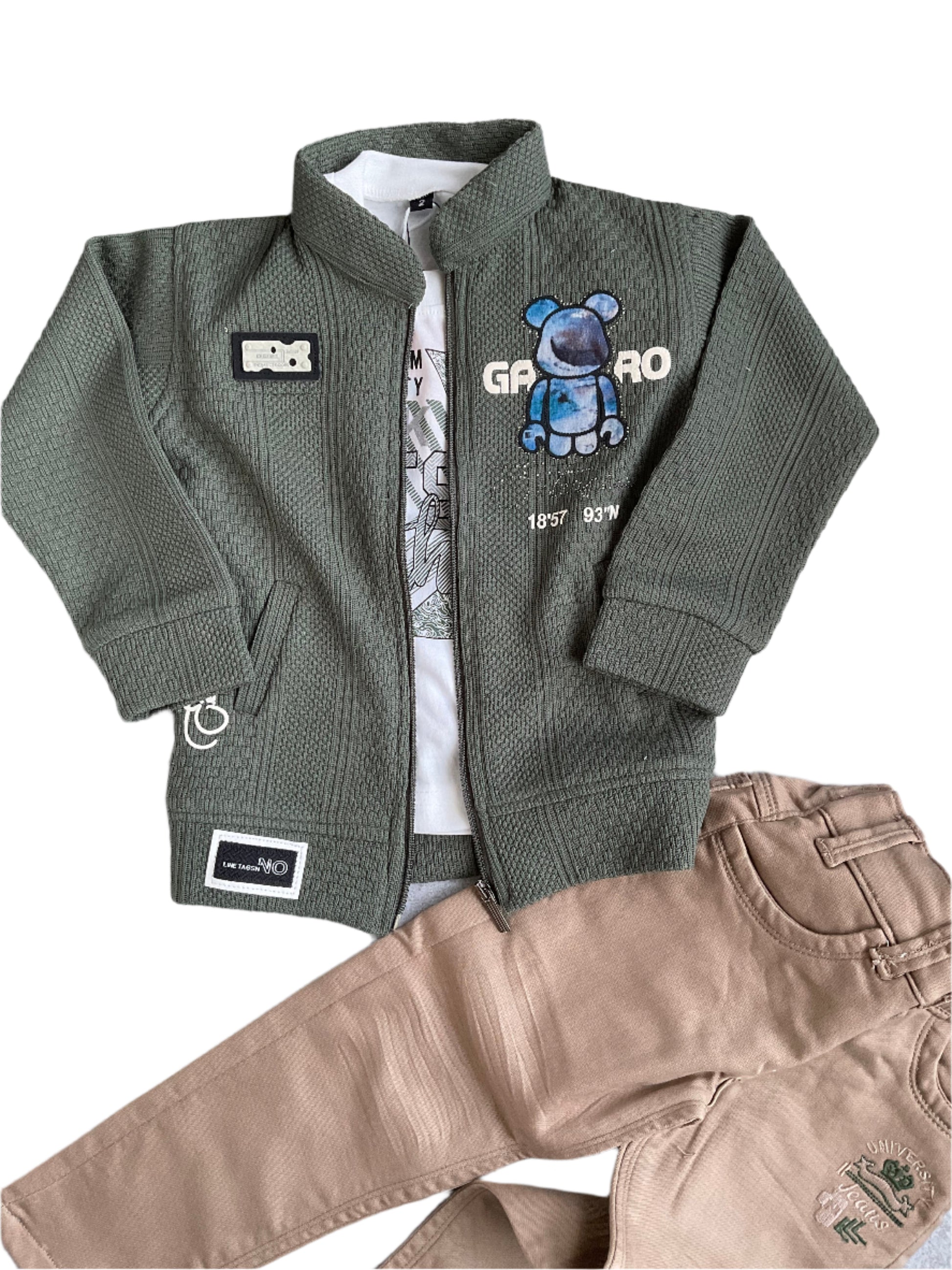 Stylish 3-piece winter set for boys – cool, cozy, and ready to shine!