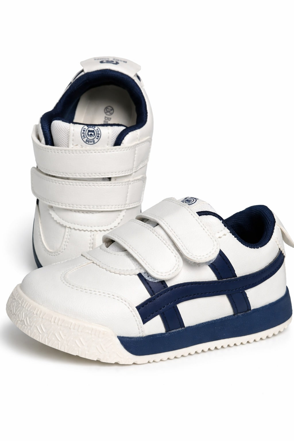 LuxeStride Baby Sneakers – Premium Dual-Strap First Walker Shoes