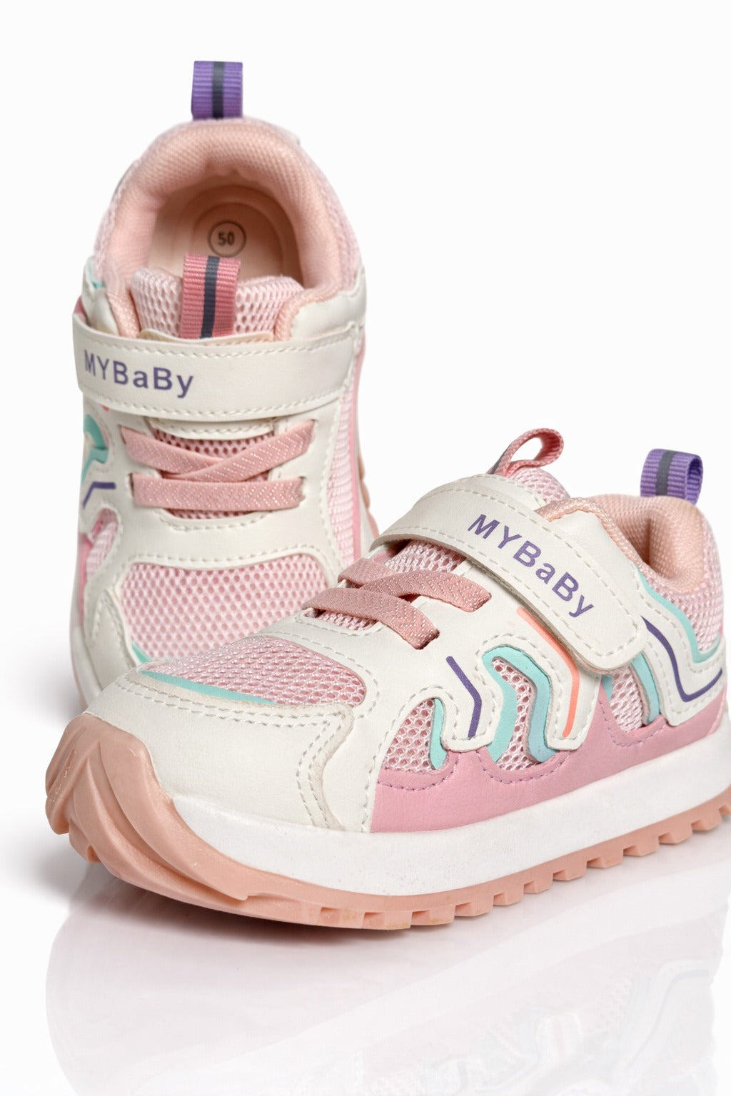 Sneakers for Boys & Girls – Breathable Mesh Running Shoes with Non-Slip Sole & Hook and Loop