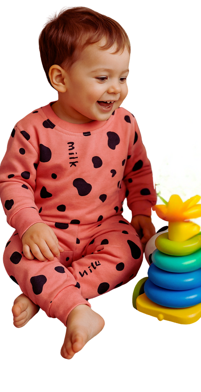 "Milky Moo" Boys Loungewear