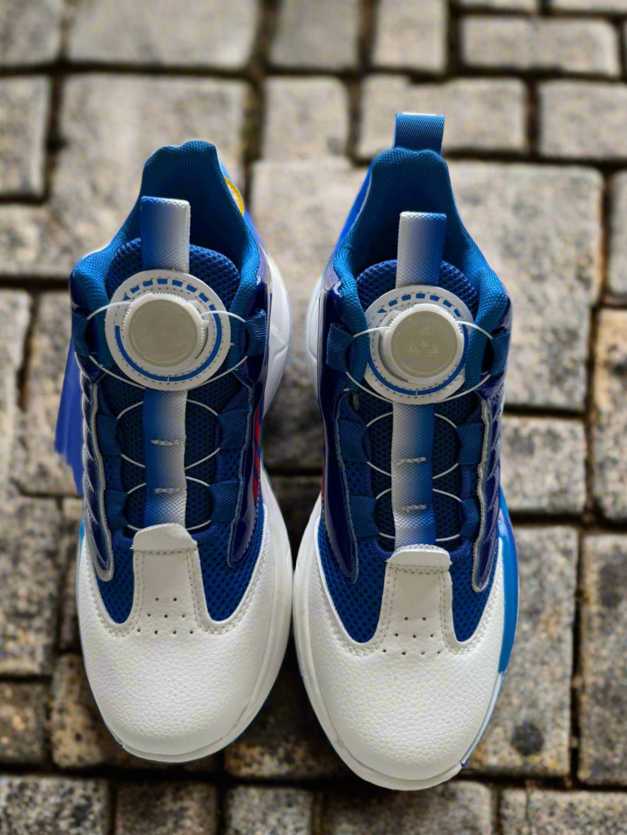 PowerKidz Supreme Sports Sneakers – Bold Blue Edition (Age 5–10 Years)