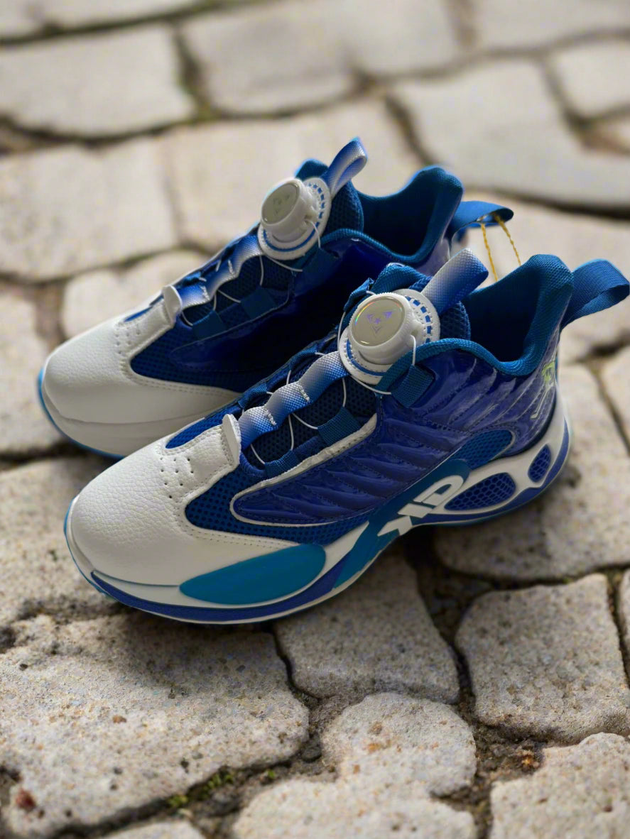 PowerKidz Supreme Sports Sneakers – Bold Blue Edition (Age 5–10 Years)