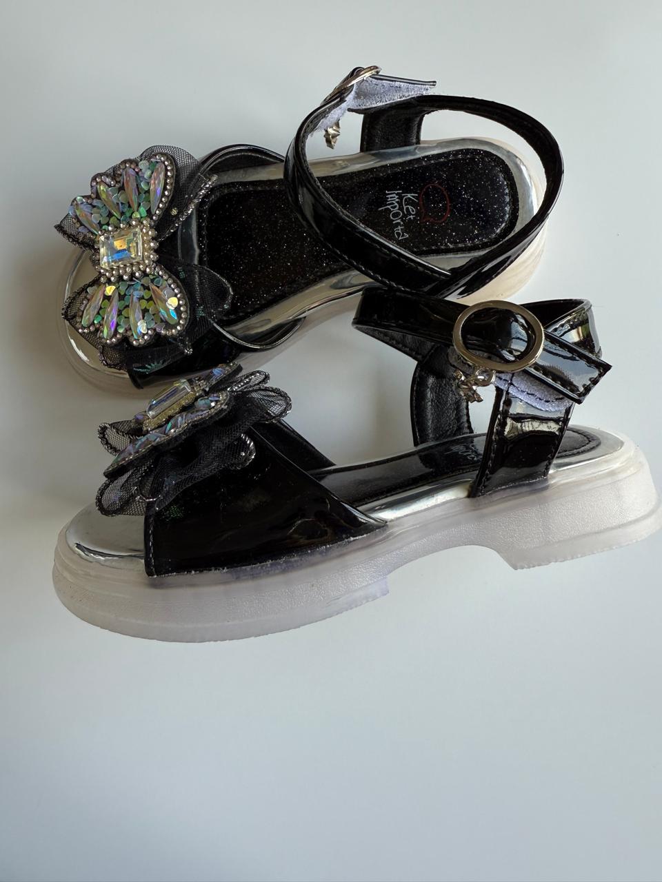 ✨ Sparkle Butterfly Sandals – Elegant Comfort for Little Feet (Size 25–30)