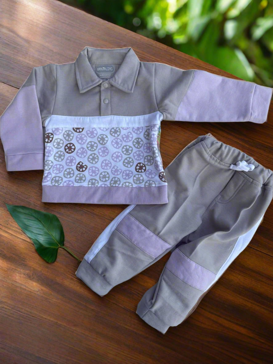 Sweet Sprinkle Tracksuit Set – Soft Collar Style