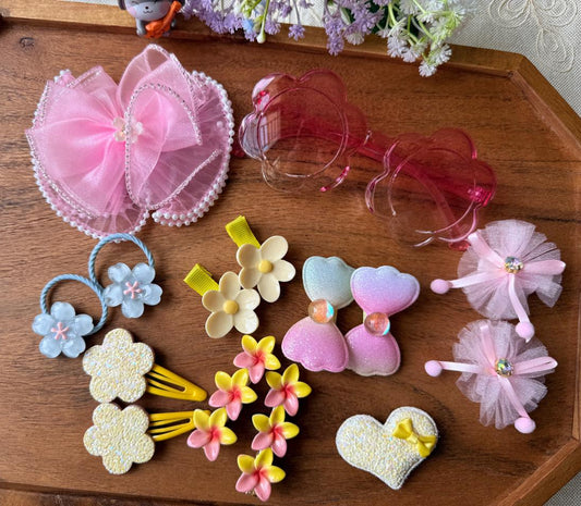🌸 Mini Me Kidz – Premium Hair Accessories Set 🌸