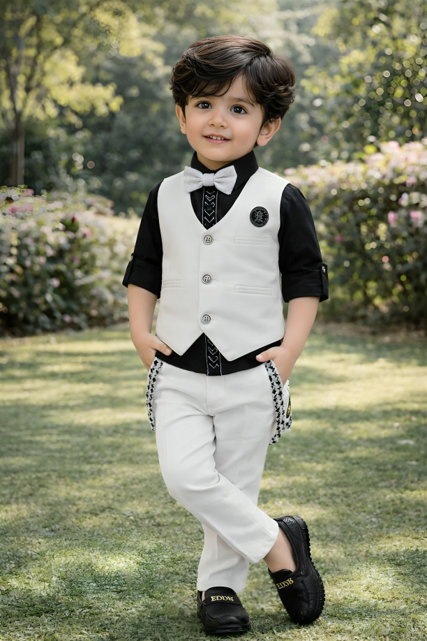 Little Gentleman Classic 3-Piece Formal Suit Set for Boys