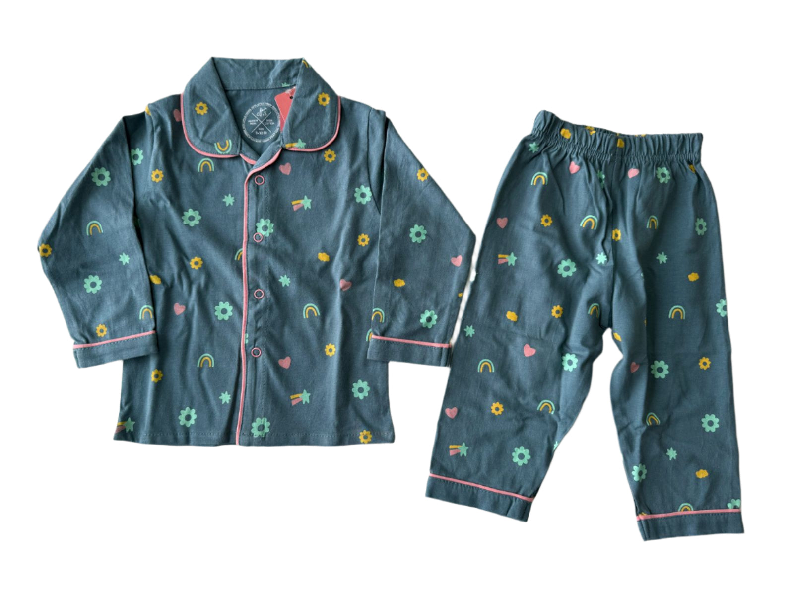 Sunny Dreams Yellow Pajama Set