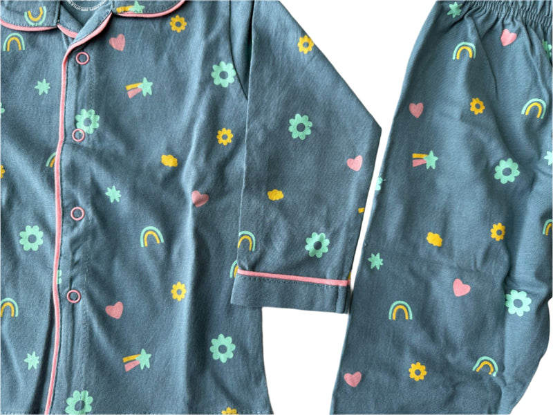 Sunny Dreams Yellow Pajama Set-zoom-