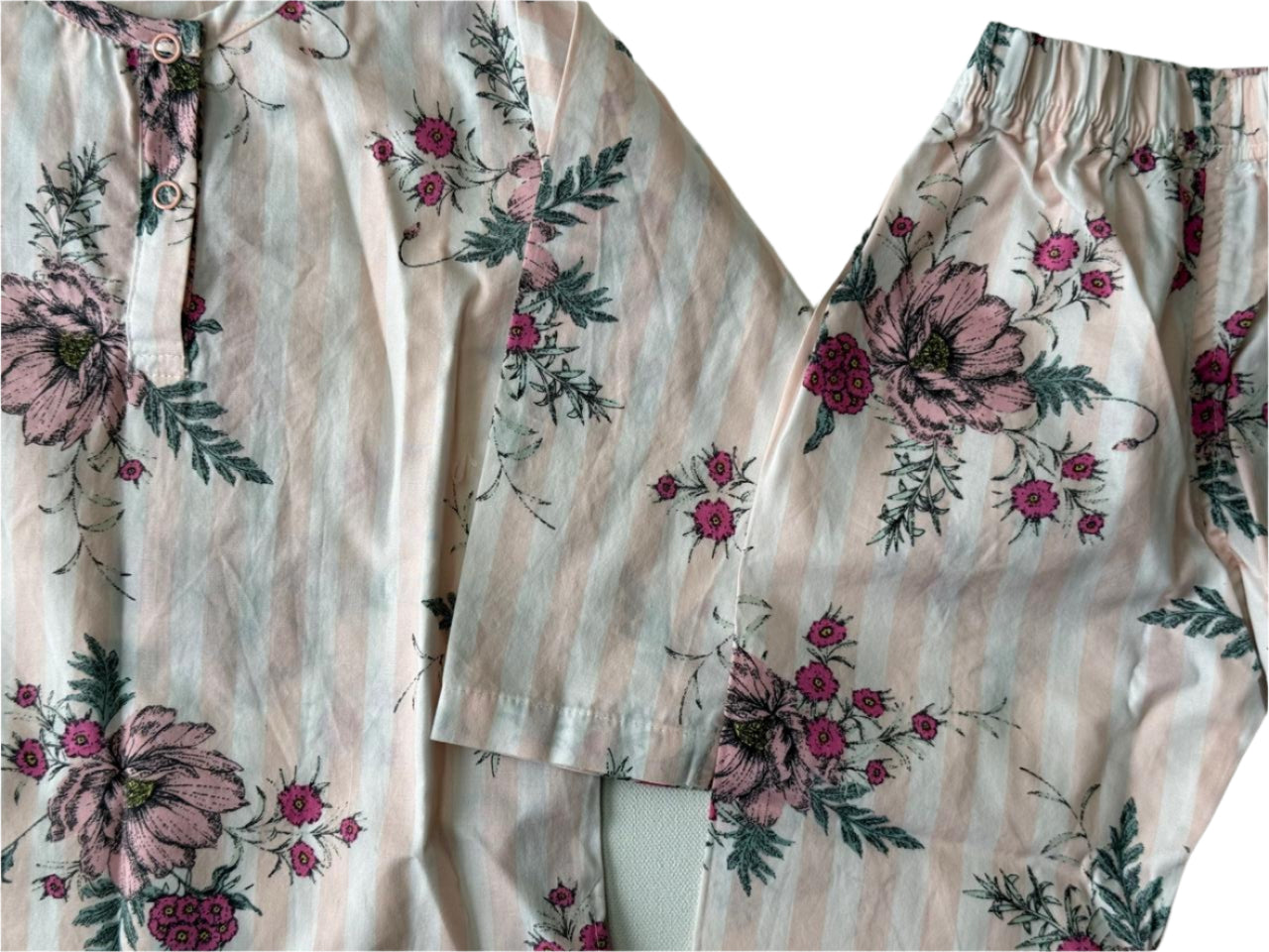 Blush Bloom Baby Night Suit Set-zoom-3