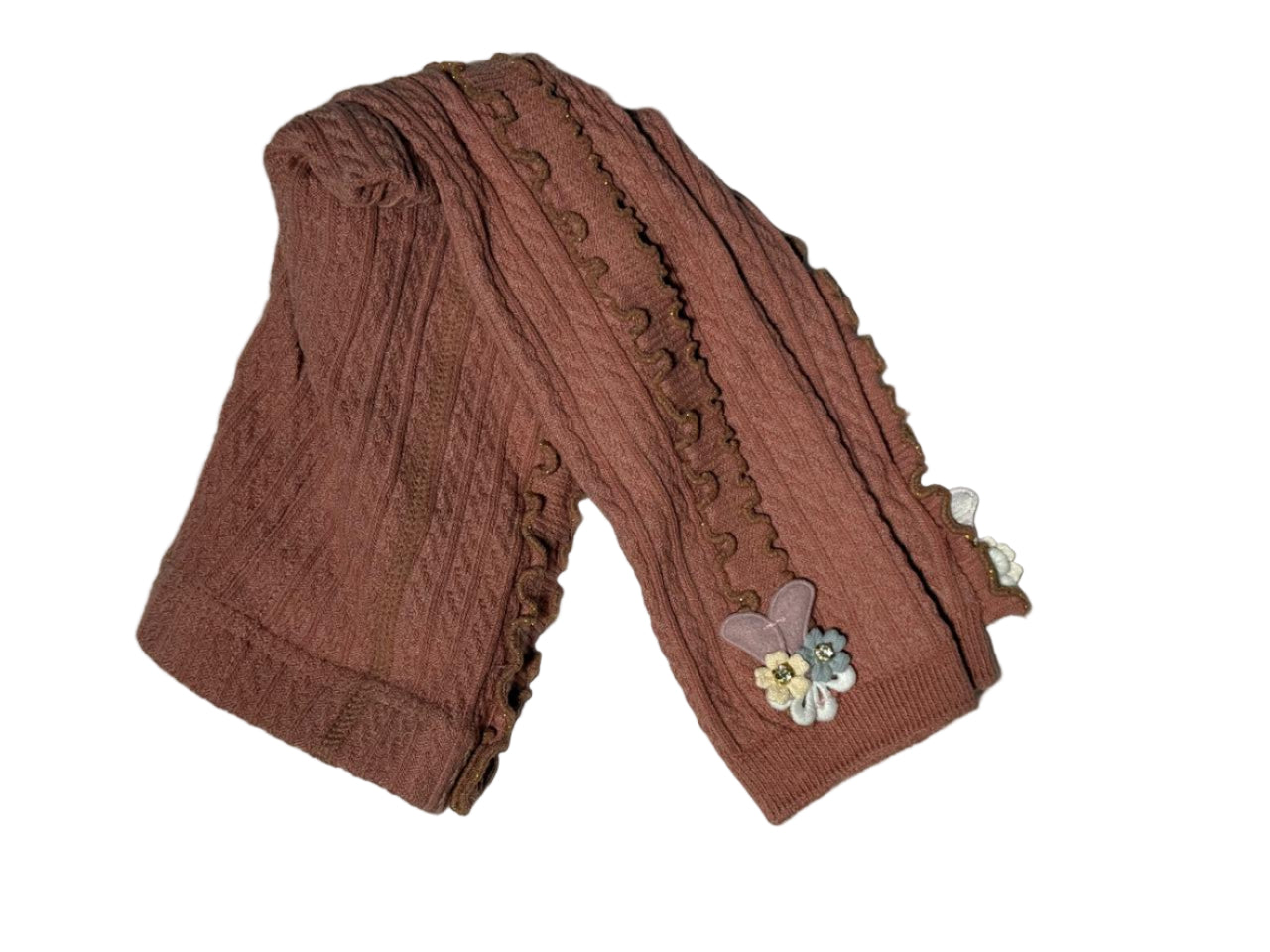 🌸 Mini Me Kidz – Premium Knitted Stockings for Girls
