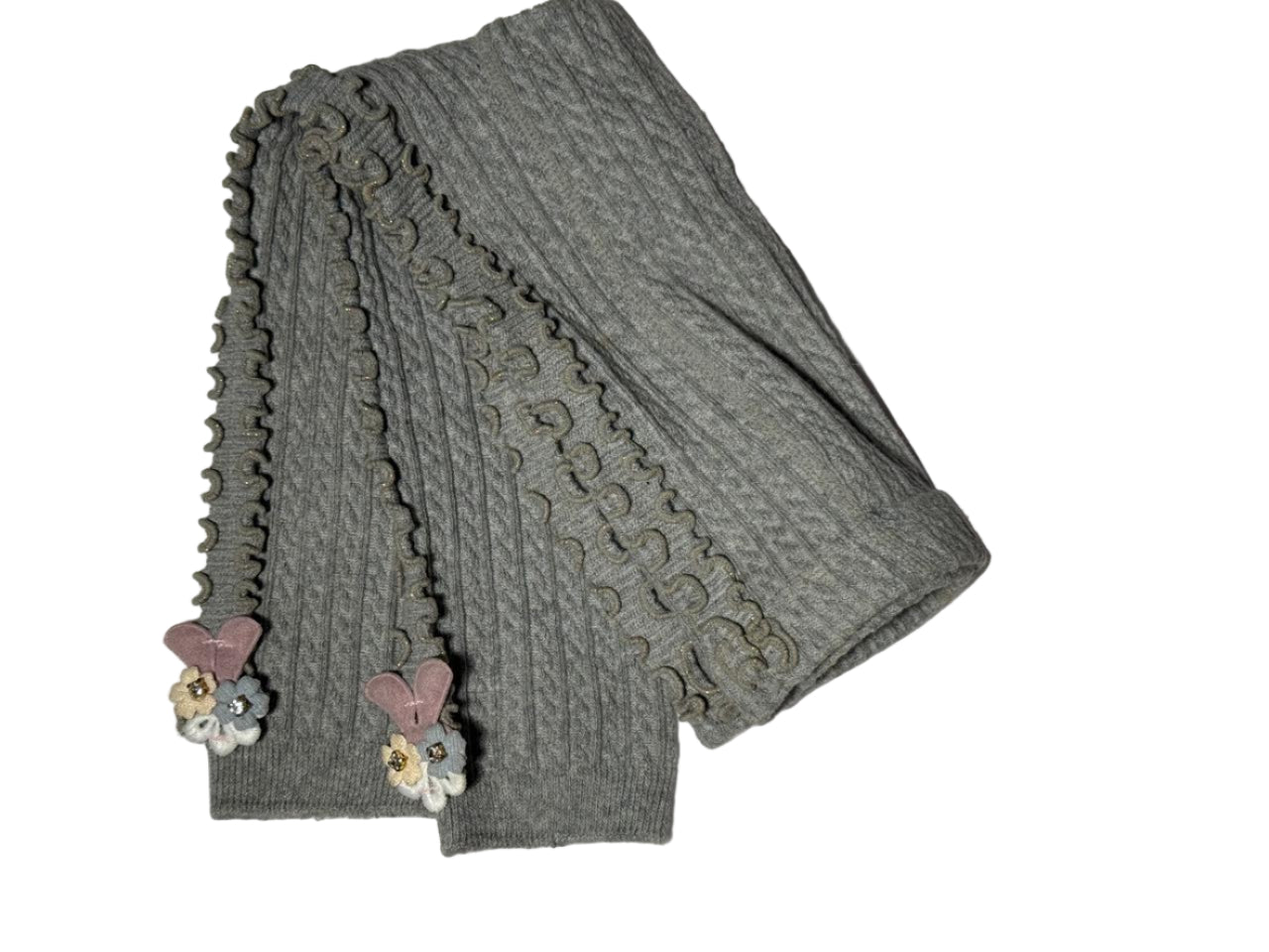 🌸 Mini Me Kidz – Premium Knitted Stockings for Girls
