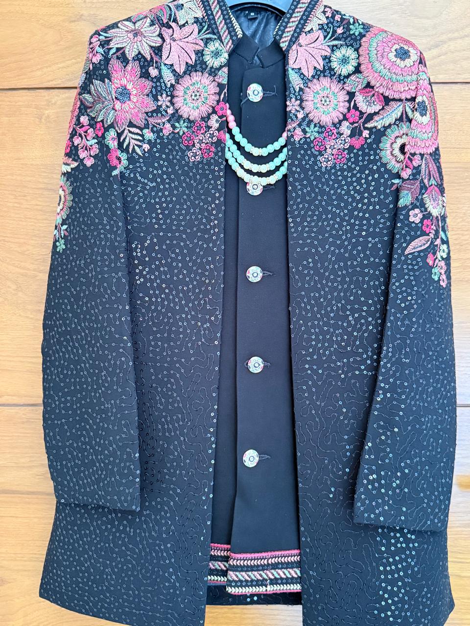 Premium embroidered sherwani jacket