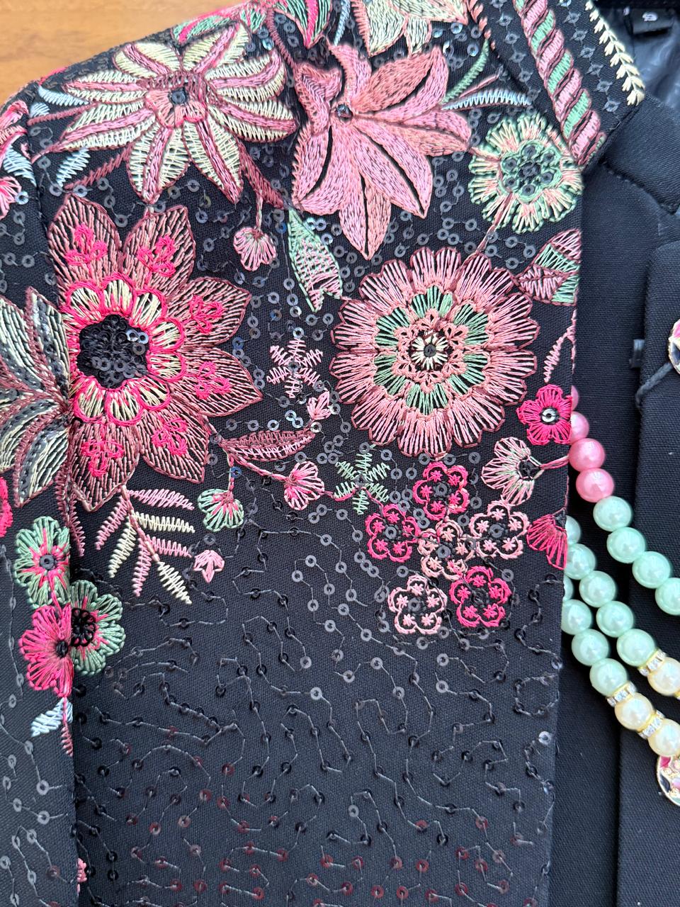 Premium embroidered sherwani jacket