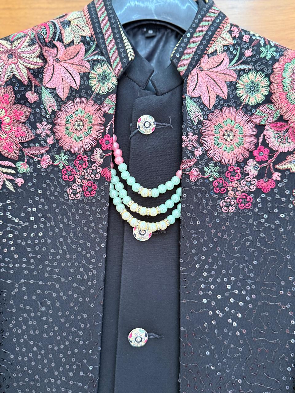 Premium embroidered sherwani jacket