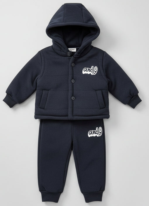 Stylish Black Winter Set for Boys