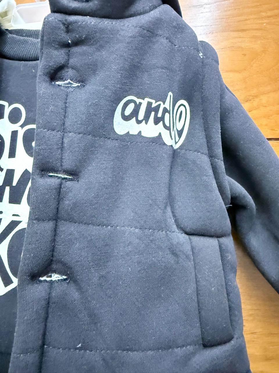 Stylish Black Winter Set for Boys