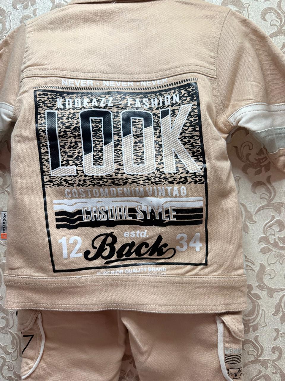 Premium Boys Jacket & Cargo Pants Set – Stylish & Comfortable