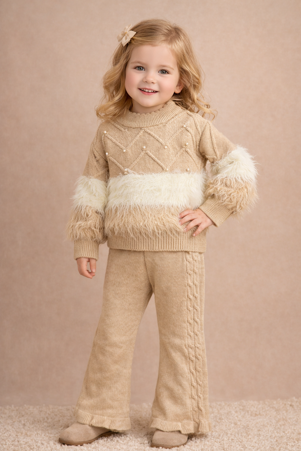 Elegant Kids Winter Knit Set