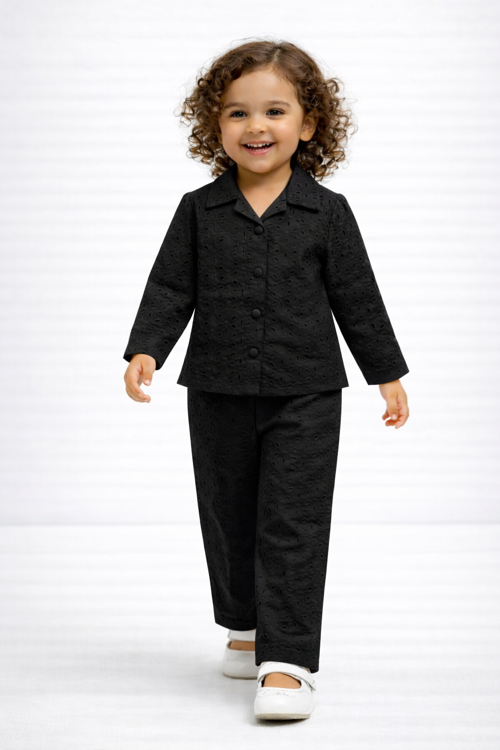 Mini Me Kidz Premium Eyelet Co-Ord Set-zoom-4