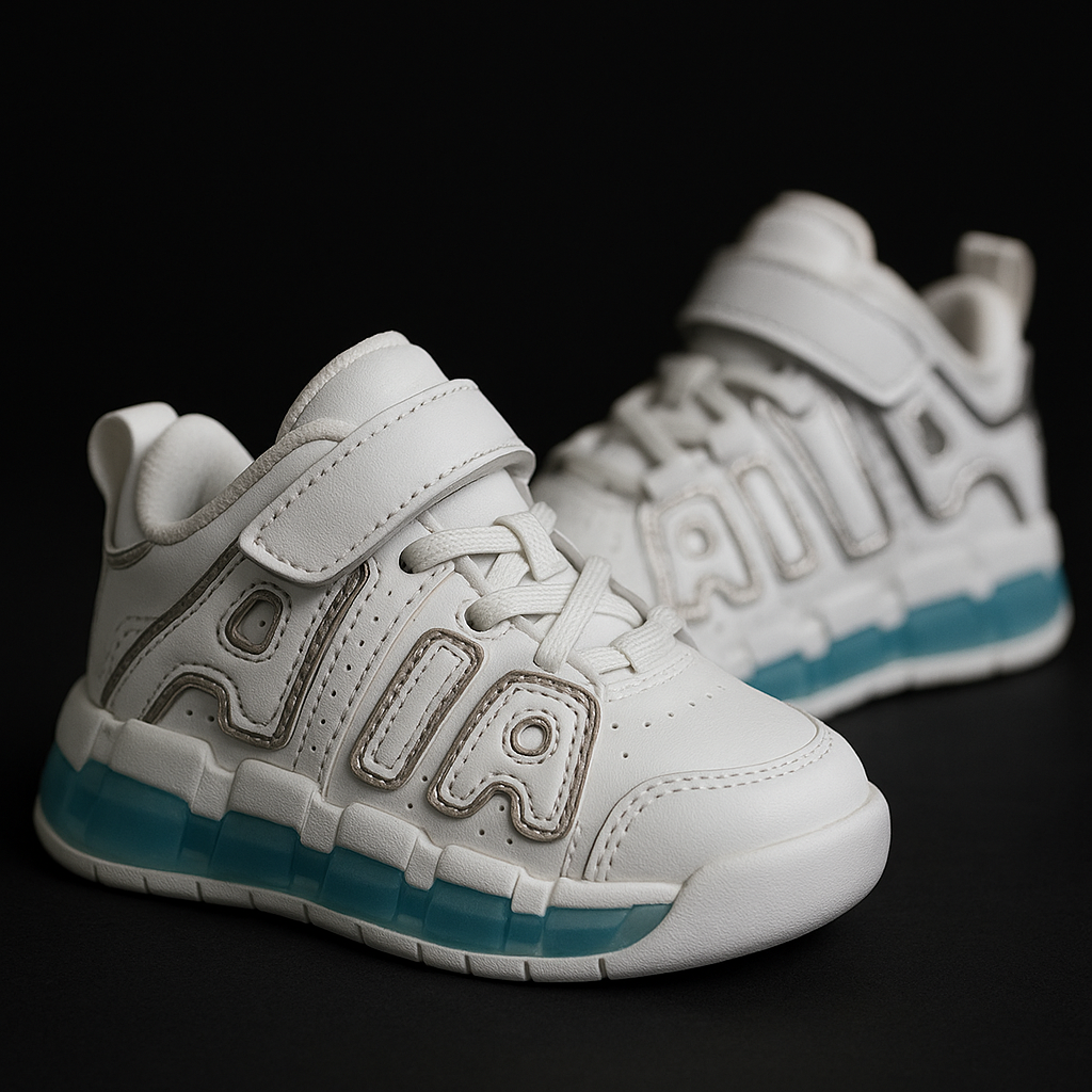 "Stylish, comfy sneakers made for active little feet."