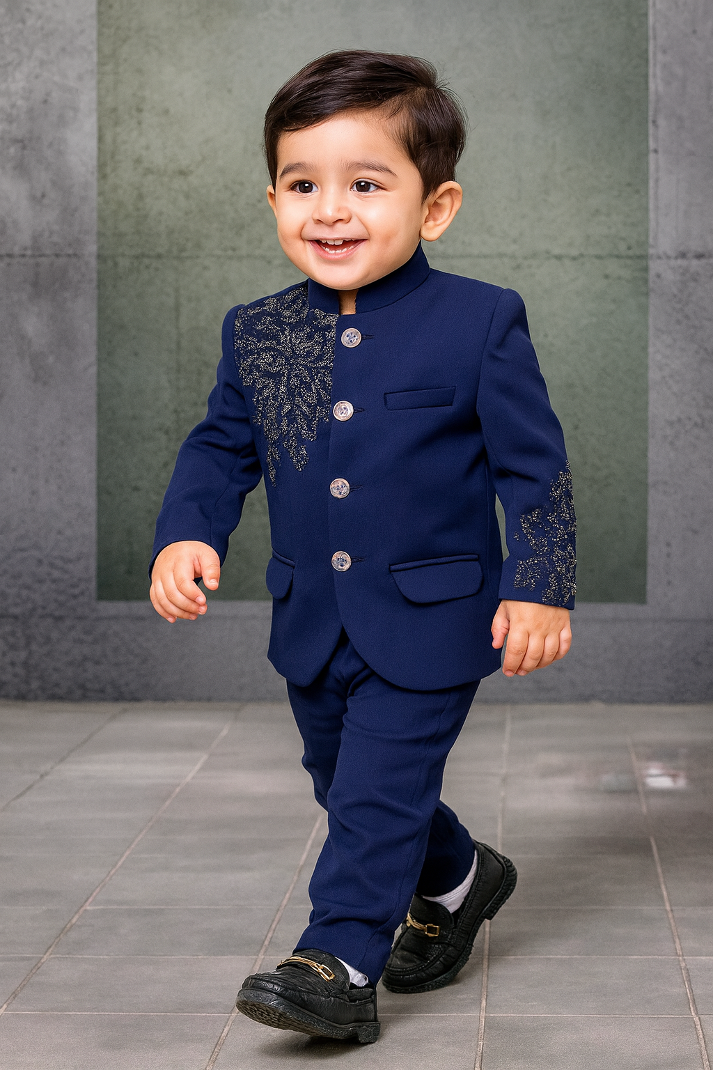🖤 Elegant Boys Black Designer Suit Set