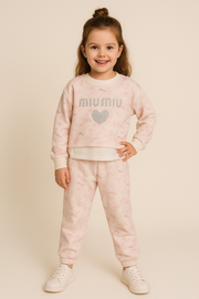 💖 Miu Miu-Inspired Baby Girl Tracksuit Set [3 pcs set]
