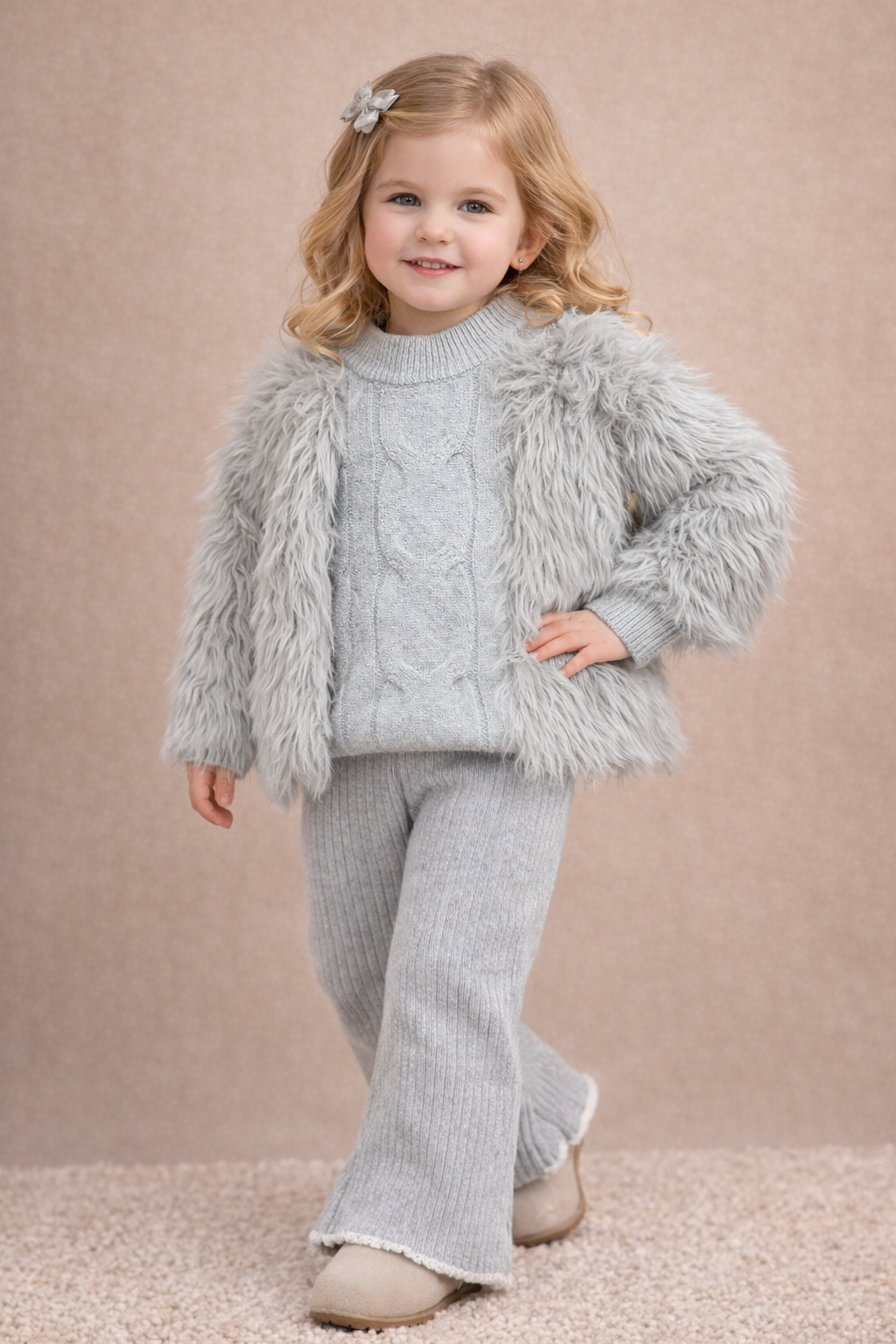 Stylish Kids Winter Knit Set