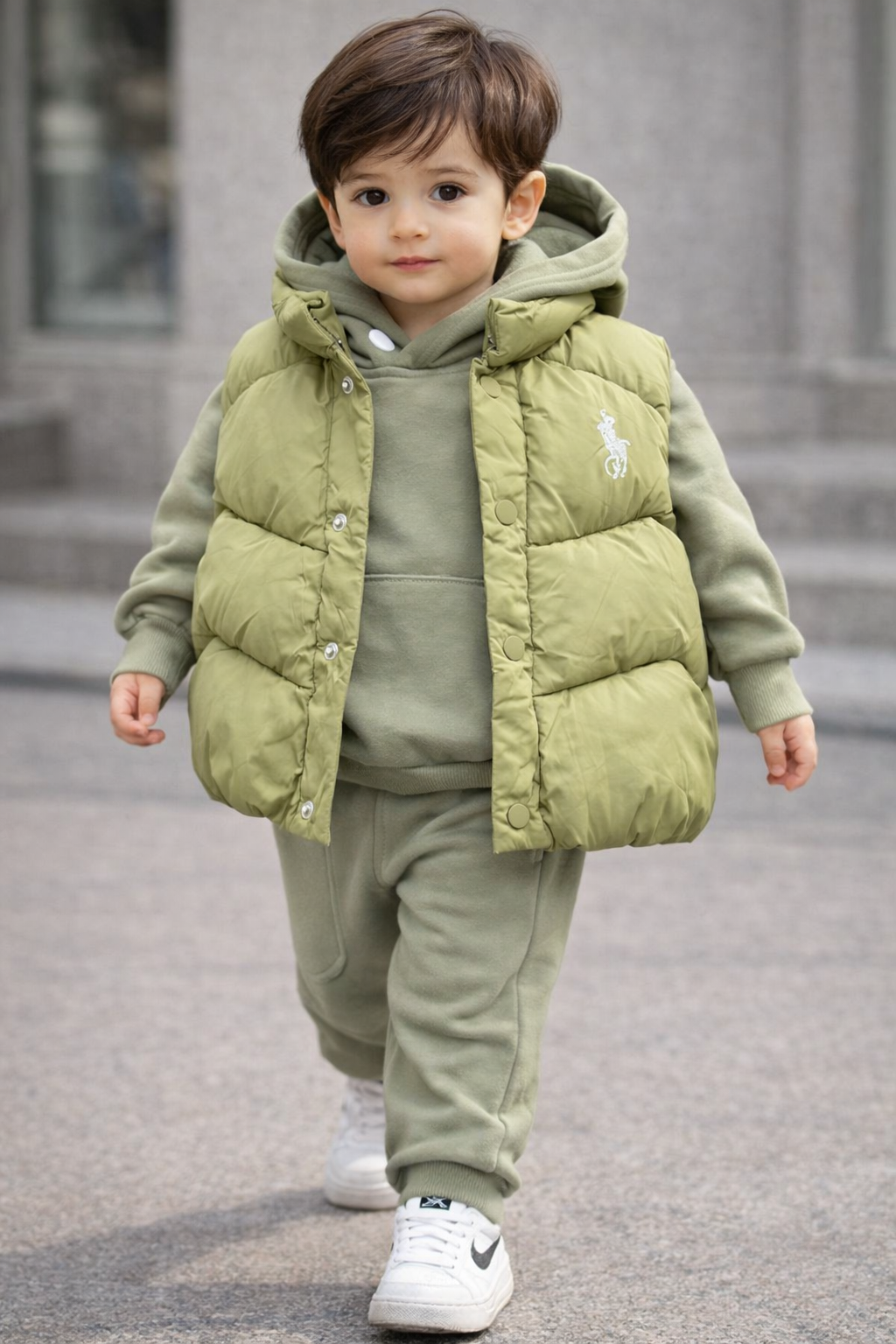 Stylish Winter Co-Ord Set for Kids (3-Piece Look)