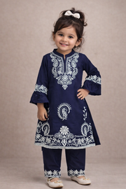 Elegant Embroidered Outfit for Girls