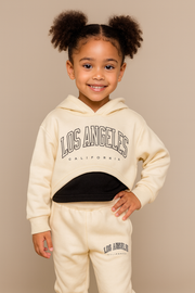 Paris 2024 Blue Kids Tracksuit Set – Hoodie &amp; Joggers